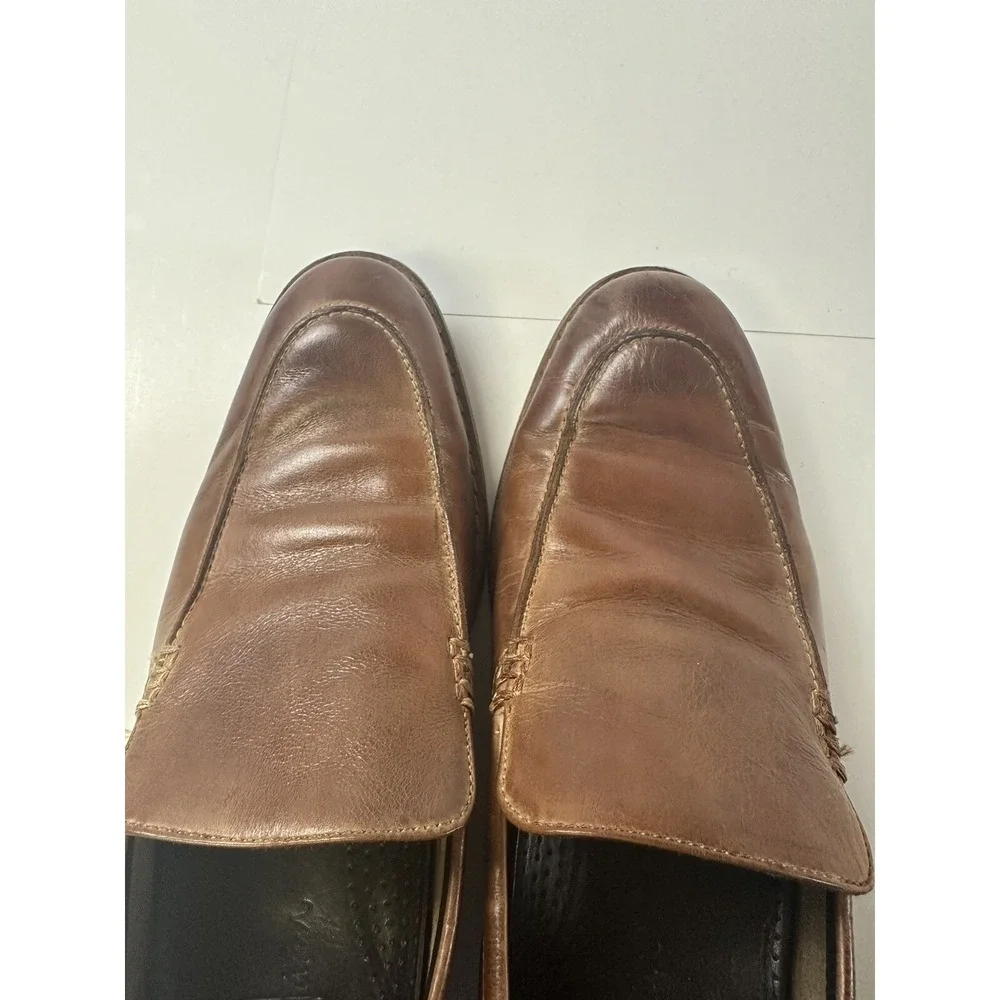 Cole Haan Men's Brown Leather Loafers C09305 Men's Size 9 M Slip On